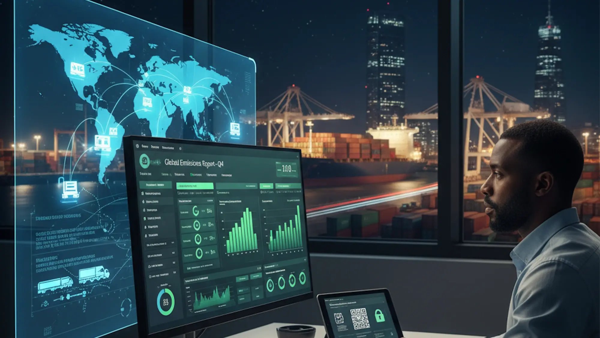 Carbon accounting and green logistics